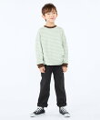 【別注】THYARD:100~130cm / マルチボーダー ロングスリーブ Tシャツ