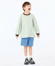 【別注】THYARD:100~130cm / マルチボーダー ロングスリーブ Tシャツ