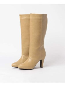 【SALE/70%OFF】SENSE OF PLACE ルーズシルエットポインテッドロングブーツ センス オブ プレイス シューズ・靴 ブーツ ベージュ ブラック