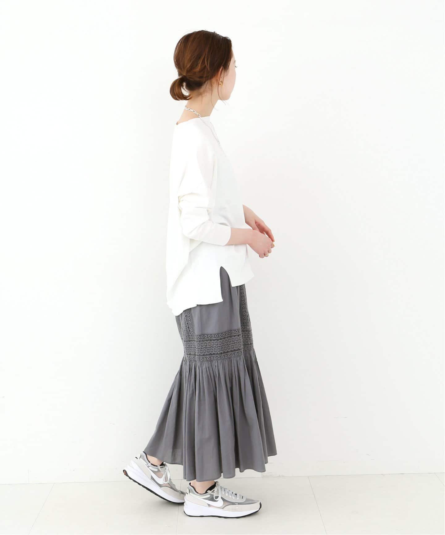 IENA｜コットンボイル レーススカート | Rakuten Fashion(楽天 