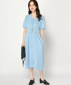 GUESS (W)Denim Dress ゲス ワンピース・ドレス ワンピース ブルー【送料無料】