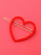 (L)フロッキーハートピン