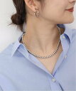 SLOBE IENA 《追加3》SLOBE メタルビーズショートネックレス スローブ イエナ アクセサリー・腕時計 ネックレス シルバー【送料無料】