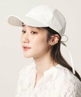 UNITED ARROWS コットン バックリボン キャップ UV ユナイテッドアローズ 帽子 キャップ ブラック グリー…