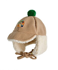 【SALE／50%OFF】moimoln ワッペンボア帽子 モイモルン 帽子 その他の帽子 ベージュ