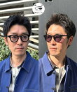 ウェリントン調光サングラス
