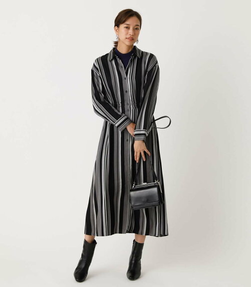 Azul By Moussy Stripe Blousing Shirt Onepiece Rakuten Fashion 楽天ファッション 旧楽天ブランドアベニュー Cw4136