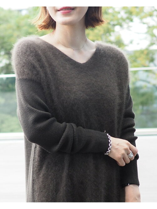 Demi Luxe Beams Demi Luxe Beams フロントフラッフィ Vネック ワンピース Rakuten Fashion 楽天ファッション 旧楽天ブランドアベニュー Dg7136