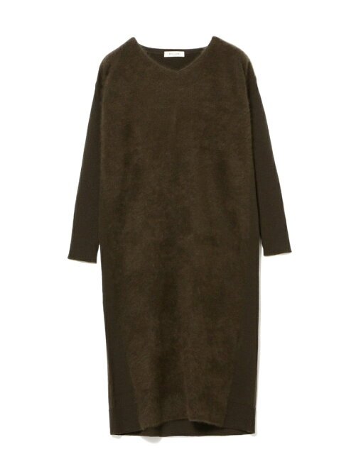 Demi Luxe Beams Demi Luxe Beams フロントフラッフィ Vネック ワンピース Rakuten Fashion 楽天ファッション 旧楽天ブランドアベニュー Dg7136