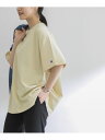 【SALE／20%OFF】URBAN RESEARCH 『別注』Champion*URBAN RESEARCH ワイドTシャツ アーバンリサーチ カットソー Tシャツ パープル ピンク【送料無料】