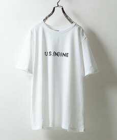 NUMBER (N)INE U.S. (N)INE T-SHIRT ナンバーナイン トップス カットソー・Tシャツ ホワイト ブラック【送料無料】
