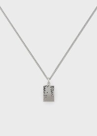 Paul Smith "Cropped Logo Plate" ネックレス ポール・スミス アクセサリー・腕時計 その他のアクセサリー・腕時計 シルバー【送料無料】