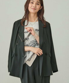 【SALE／30%OFF】INDIVI 【軽く羽織れる!】ダブルジャケット インディヴィ ジャケット・アウター テーラードジャケット・ブレザー ブラック グレー【送料無料】