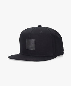 Carhartt carhartt LOGO CAP / �J�[�n�[�g �I�[�o�[���C�h �X�q �L���b�v �u���b�N �u���E���y���������z