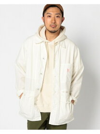 【SALE／80%OFF】B:MING by BEAMS UNIVERSAL OVERALL × ビーミング by ビームス / 別注 ライトウェイト カバーオール ビームス アウトレット ジャケット・アウター ブルゾン・ジャンパー ホワイト ベージュ