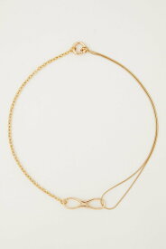 【SALE／20%OFF】SLY MANYWAY CURVE METAL COMBI ネックレス スライ アクセサリー・腕時計 ネックレス ゴールド ブラック【送料無料】