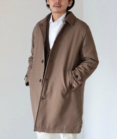 【SALE／70%OFF】BEAMS HEART BEAMS HEART / チェック ステンカラーコート ビームス アウトレット ジャケット・アウター その他のジャケット・アウター ブラウン ネイビー【送料無料】