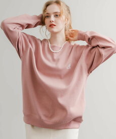 【SALE／25%OFF】KANGOL 【KANGOL】別注コラボ ロゴ刺繍スウェット ロッキーモンロー トップス スウェット・トレーナー グレー ピンク ベージュ ネイビー ホワイト ブラック レッド ブラウン グリーン ブルー【送料無料】