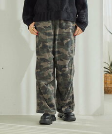 【SALE／20%OFF】niko and ... プリントコーデュロイパンツ ニコアンド パンツ その他のパンツ グレー ホワイト ブラウン【送料無料】