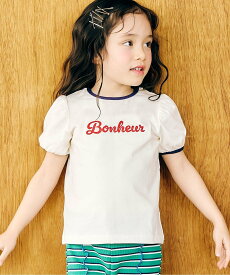 【SALE／60%OFF】apres les cours WEB限定 バッククロスロゴTシャツ エフオーオンラインストア トップス カットソー・Tシャツ ブルー ホワイト ブラウン