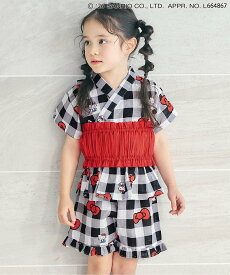 apres les cours 【サンリオキャラクターズ】甚平(帯セット) エフオーオンラインストア 着物・浴衣・和装小物 浴衣【送料無料】