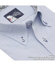 【くまのプーさん】 ボタンダウン 長袖 形態安定 ワイシャツ BM01K103AB16B1D-15