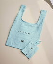 PICNIC DOGシリーズ 折りたたみトートエコバッグ/収納袋・カラビナ付き
