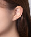 Peony/(W)【Peony/ピオニー】/ステンレスポスト 片耳用 アクアドロップピアス