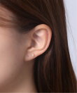 Peony/(W)【Peony/ピオニー】/ステンレスポスト 片耳用 アクアドロップピアス