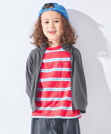 ever closet さらっと羽織れる ミニ裏毛ジャケット パーカー フードなし 前開き 子供服 エバークローゼッ…