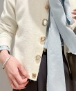 【TORRAZZO DONNA】【林(mayumi_nol)別注】ビジューカーディガン