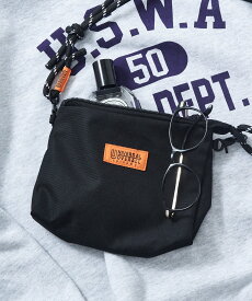 【SALE／10%OFF】UNIVERSAL OVERALL UNIVERSAL OVERALL/デルタサコッチ コンパクトサコッシュショルダーバッグ UVO-022 セットアップセブン バッグ ショルダーバッグ ブラウン ブラック グレー ベージュ ネイビー カーキグリーン