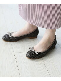 【SALE／70%OFF】RiiiKa メッシュリボンフラットパンプス リーカ シューズ・靴 パンプス ブラック ブラウン ホワイト