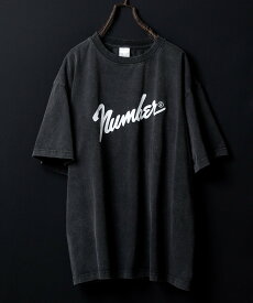 NUMBER (N)INE POWDER BREACH CLASSIC LOGO T-SHIRT ナンバーナイン トップス カットソー・Tシャツ ブラック【送料無料】