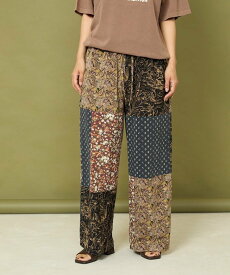 Freada パッチワーク イージーパンツ 25AW フリークスストア パンツ その他のパンツ グリーン【送料無料】