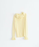 【SALE／30%OFF】LOWRYS FARM プリプリプルオーバー ローリーズファーム トップス ニット イエロー ホワ…