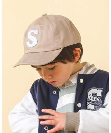 【SALE／50%OFF】SLAP SLIP ワッペン 付 デニム ツイル スナップボタン キャップ (52~54cm) ベベ オンライン ストア 帽子 その他の帽子 ベージュ ネイビー