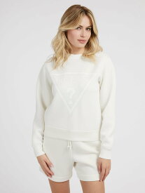 【SALE／30%OFF】GUESS (W)New Elly Sweatshirt ゲス トップス スウェット・トレーナー ホワイト イエロー ブラック ベージュ パープル【送料無料】