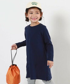【SALE／75%OFF】devirock 綿100% 無地 Aライン長袖ワンピース 長袖ワンピース ワンピース 25AW デビロック ワンピース・ドレス ワンピース ブラック ネイビー