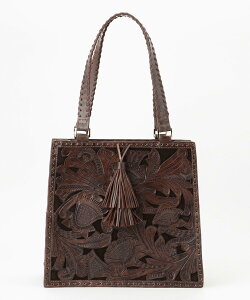 GRACE CONTINENTAL Cutwork toteBAG �O���[�X�R���`�l���^�� �o�b�O �g�[�g�o�b�O �u���b�N�y���������z