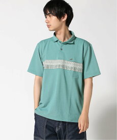 【SALE／50%OFF】CROCODILE (M)切り替えデザイン 鹿の子 ポロシャツ【吸汗速乾】 クロコダイル トップス ポロシャツ ネイビー グリーン【送料無料】