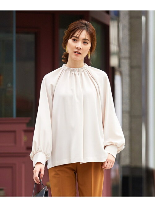 Icb Web限定カラーあり バックサテンジョーゼット ブラウス Rakuten Fashion 楽天ファッション 旧楽天ブランドアベニュー Dx1140