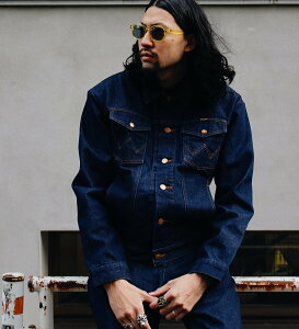 Wrangler Wrangler TRUCKER JACKET/fjWPbg GhECIC[ WPbgEAE^[ fjWPbg u[yz