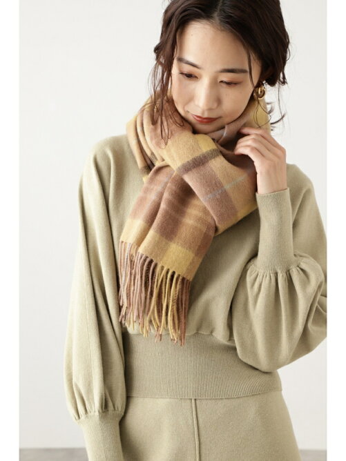 N Natural Beauty Basic ウォッシャブルウールチェックストール Rakuten Fashion 楽天ファッション 旧楽天ブランドアベニュー Bk2141