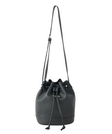 MILKFED. 【FUDGE3月号掲載商品】DRAWSTRING SHOULDER BAG MILKFED. ミルクフェド バッグ ショルダーバッグ ブラック ブラウン グリーン【送料無料】