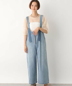 LEPSIM デニムサス付きパンツ レプシィム パンツ ジーンズ・デニムパンツ ブルー ホワイト グレー【送料無料】