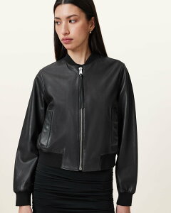 ALLSAINTS (W)ORTEN BOMBER JACKET I[ZCc WPbgEAE^[ C_[XWPbg ubNyz