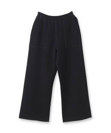 DRESSTERIOR TICCA(ティッカ)ミラノリブワイドニットパンツ ドレステリア パンツ その他のパンツ ブラック【送料無料】
