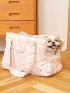 GELATO PIQUE CAT&DOG 【CAT&DOG】ストロベリー柄キルティングキャリーバック ジェラートピケ ペット用品…