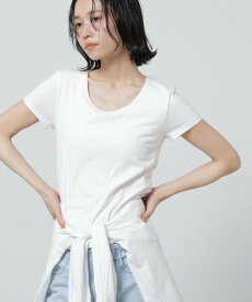 NANO universe Anti Soaked(R) 汗染み防止カップ付きTシャツ ナノユニバース トップス カットソー・Tシャツ ホワイト ブラック グレー【送料無料】